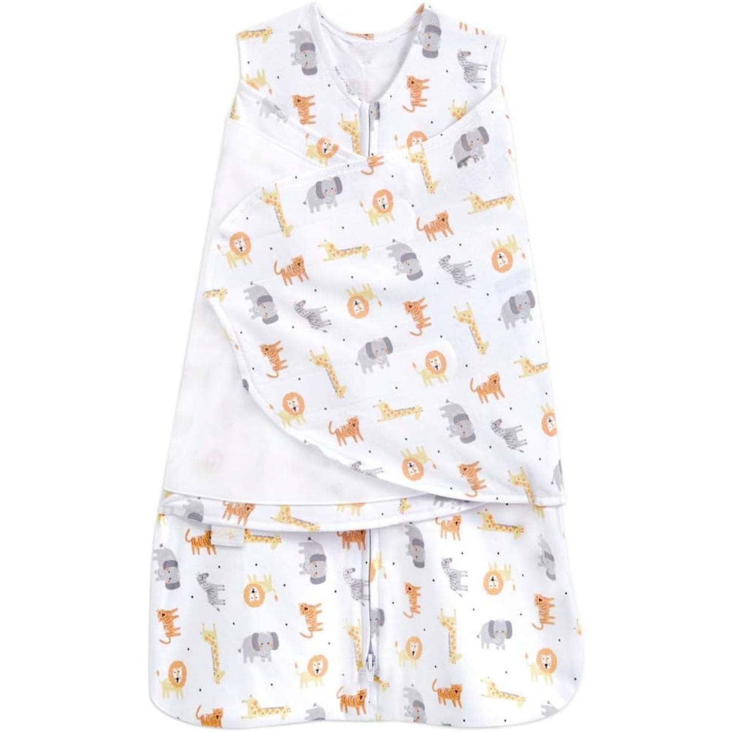 Adjustable Sleeveless Baby Sleep Sack With 3 Way Zipper-Diaper Reusable