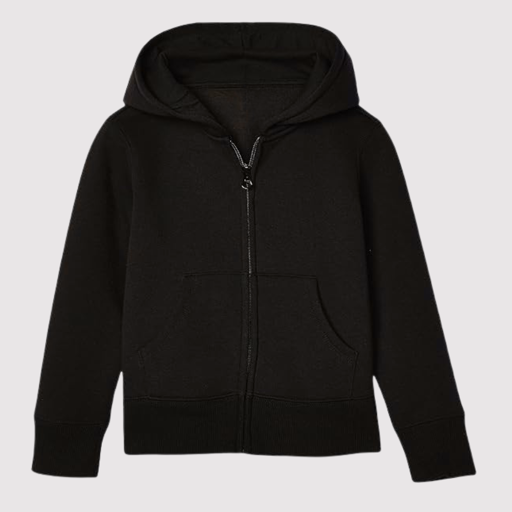 Girls And Toddlers Fleece Zip Up Hoodie Sweatshirt