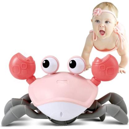 Crawling Musical Crab Toy Engage Entertain And Encourage-Diaper Reusable