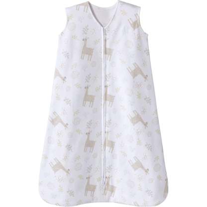 Adjustable Sleeveless Baby Sleep Sack With 3 Way Zipper-Diaper Reusable