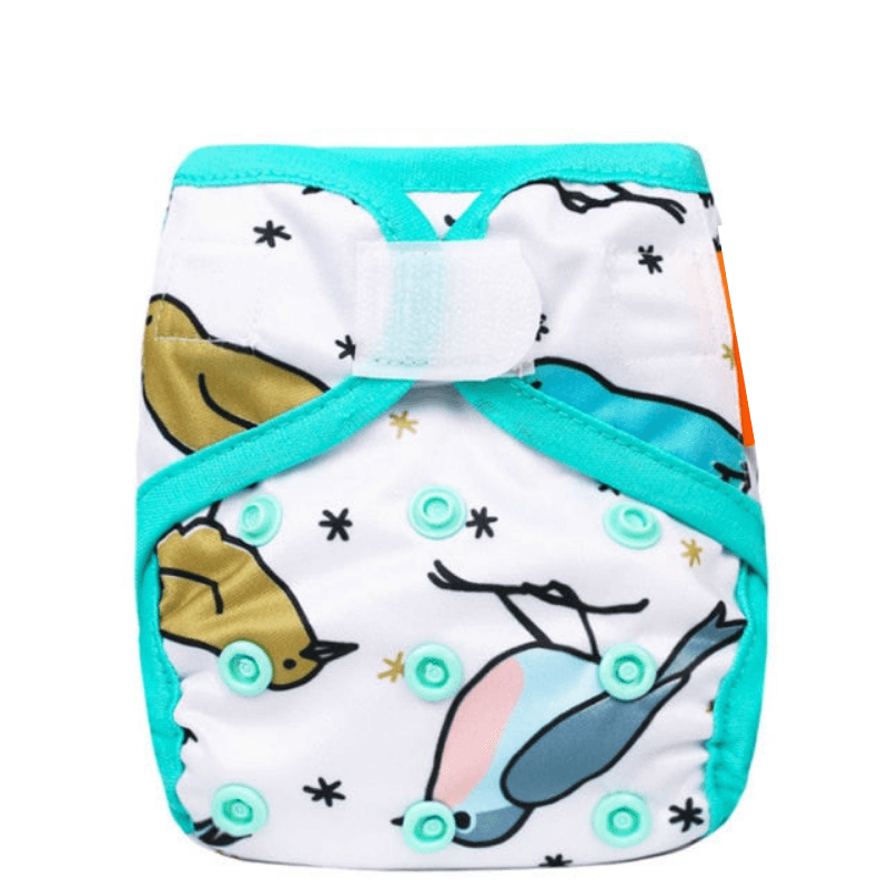 Cloth Diaper Cover With Inserts For 0 to 6 Month Old Babies-Diaper Reusable