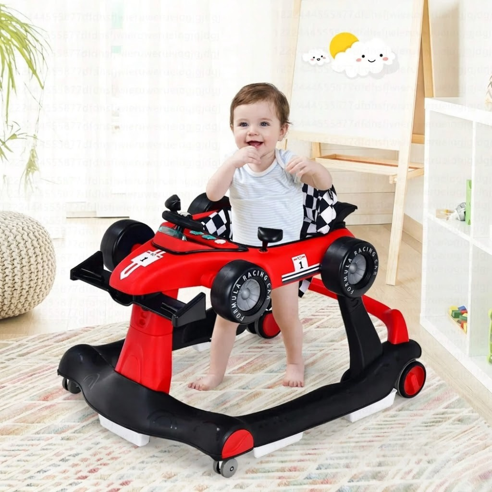 4-in-1 Foldable Adjustable Baby Activity Walker