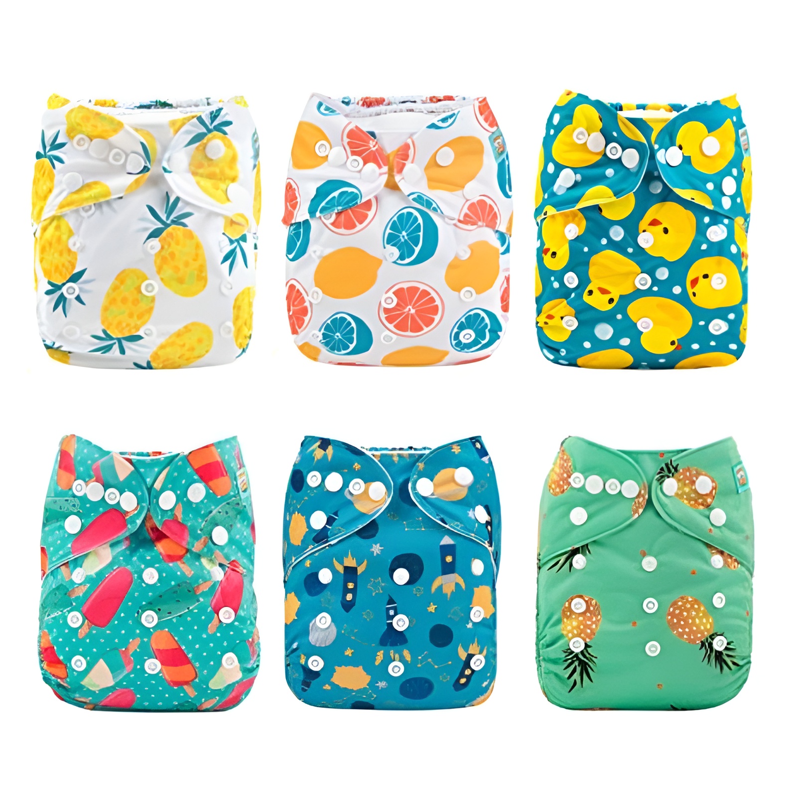 Shamrock Print Cloth Diapers