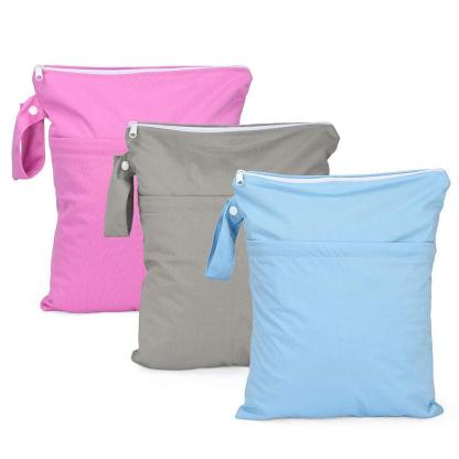 Reusable Waterproof Cloth Diaper Wet Dry Bags-Diaper Reusable