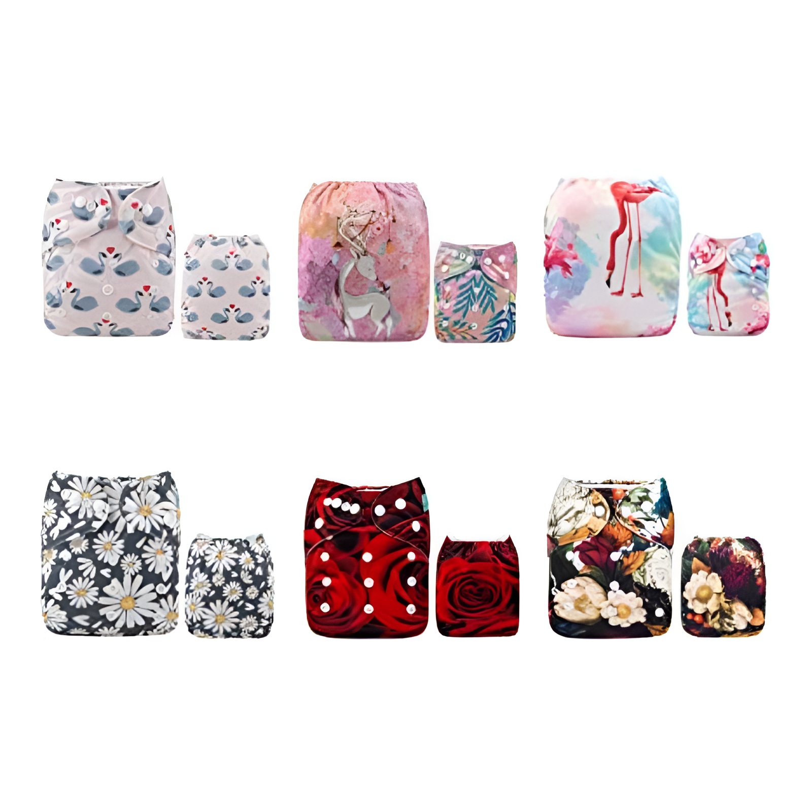 Adjustable Reusable Cloth Diapers