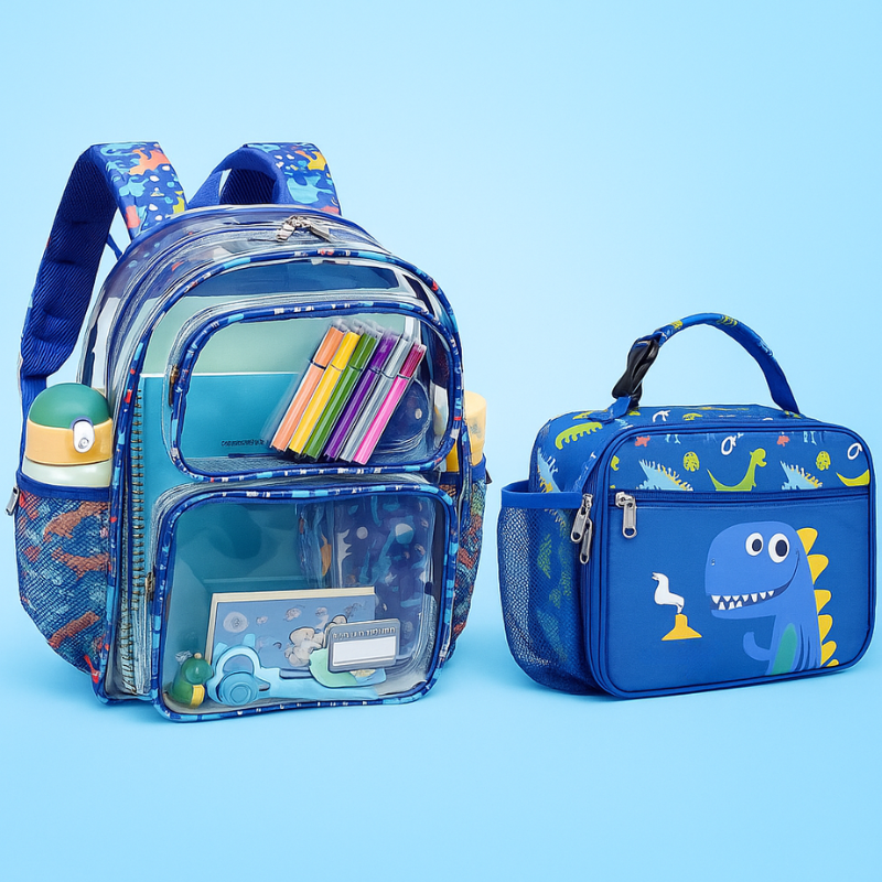 Kids Backpack and Lunch Bag Set
