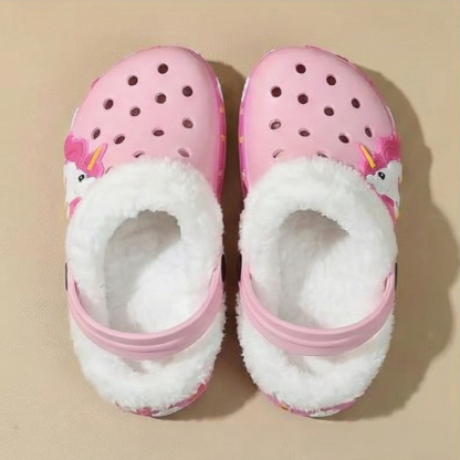 Cozy Clogs With Construction Vehicle Design