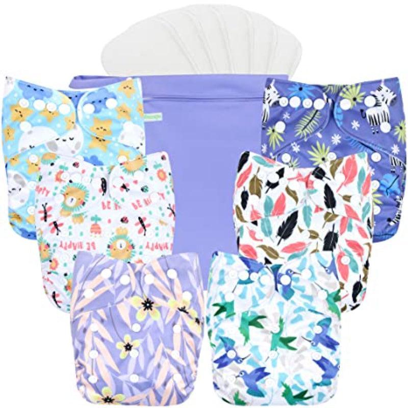 Printed Reusable Cloth Diapers-Diaper Reusable