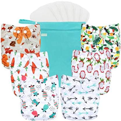 Printed Reusable Cloth Diapers-Diaper Reusable