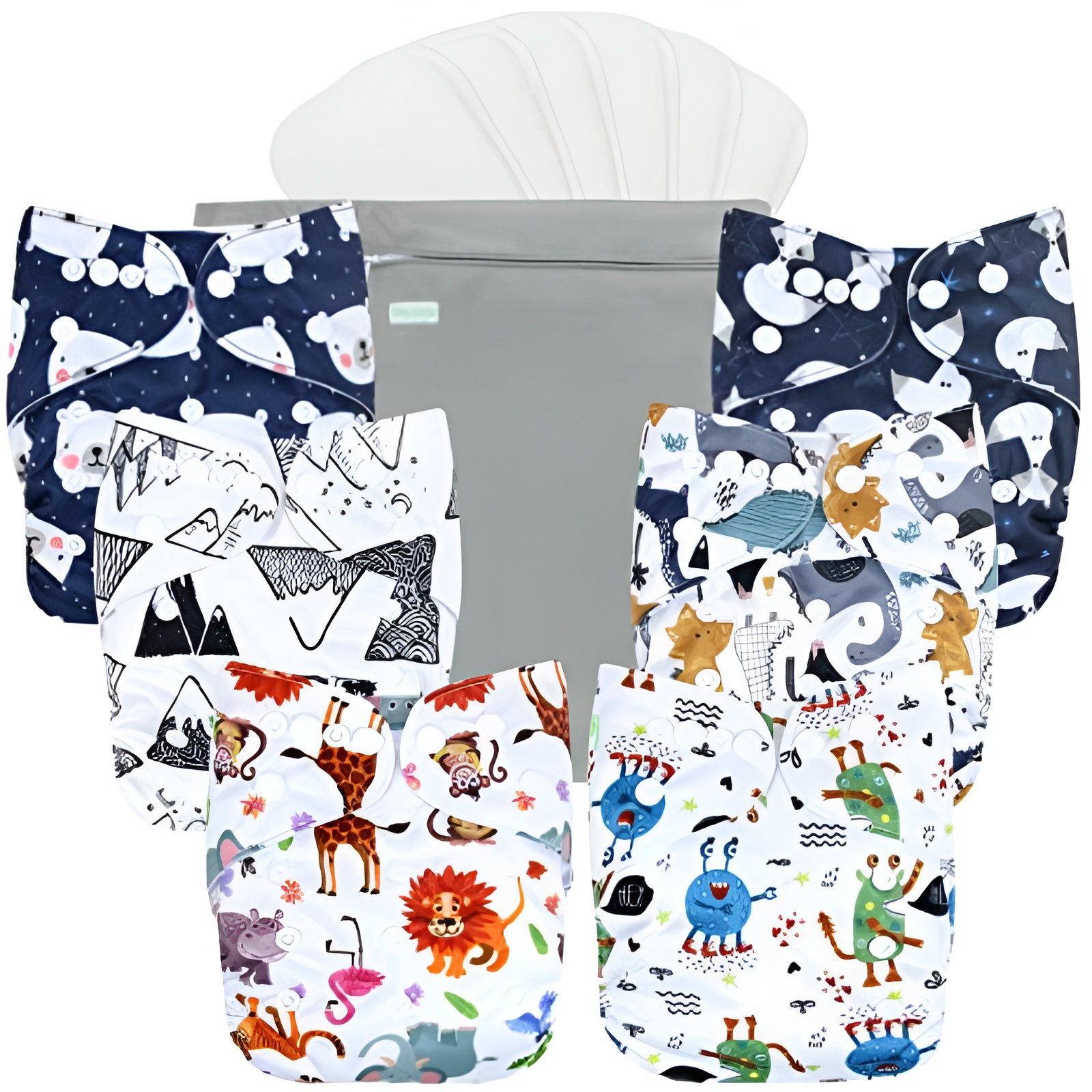 Reusable Infant Diaper Set
