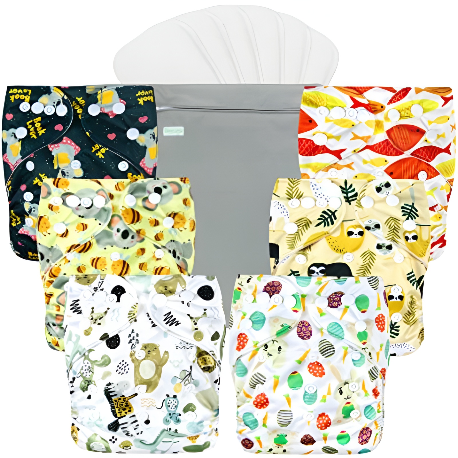 Reusable Infant Diaper Set
