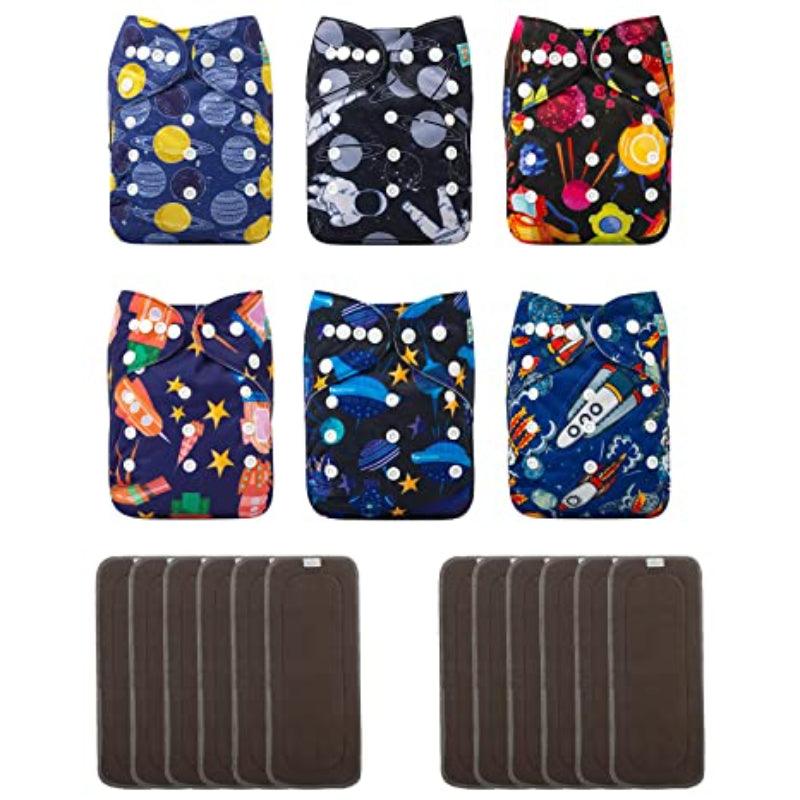 Shamrock Print Cloth Diapers-Diaper Reusable