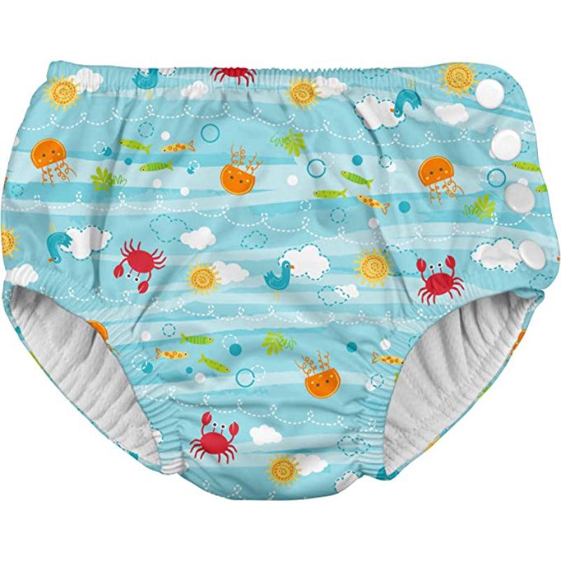 Printed Baby Swim Diaper-Diaper Reusable