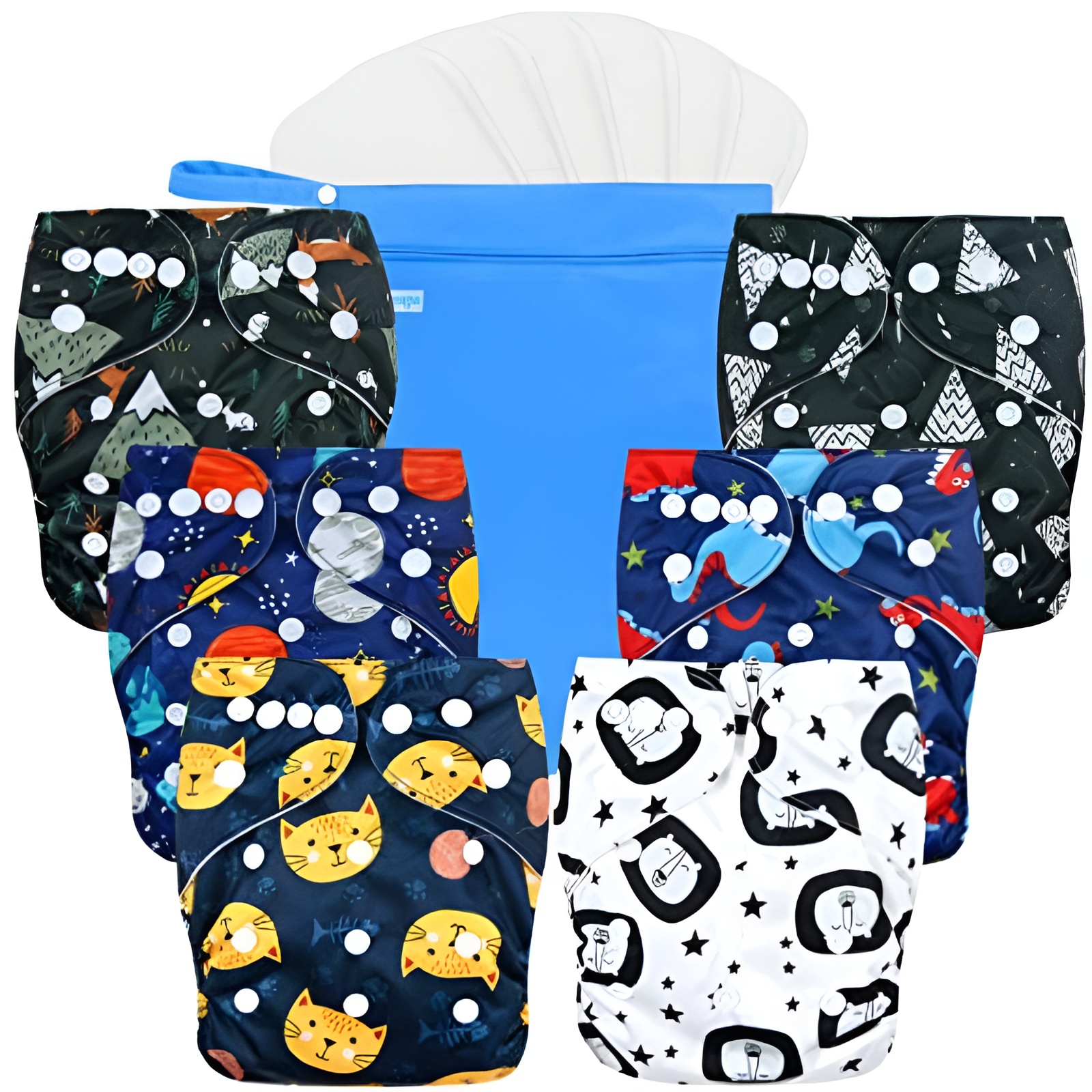 Reusable Infant Diaper Set