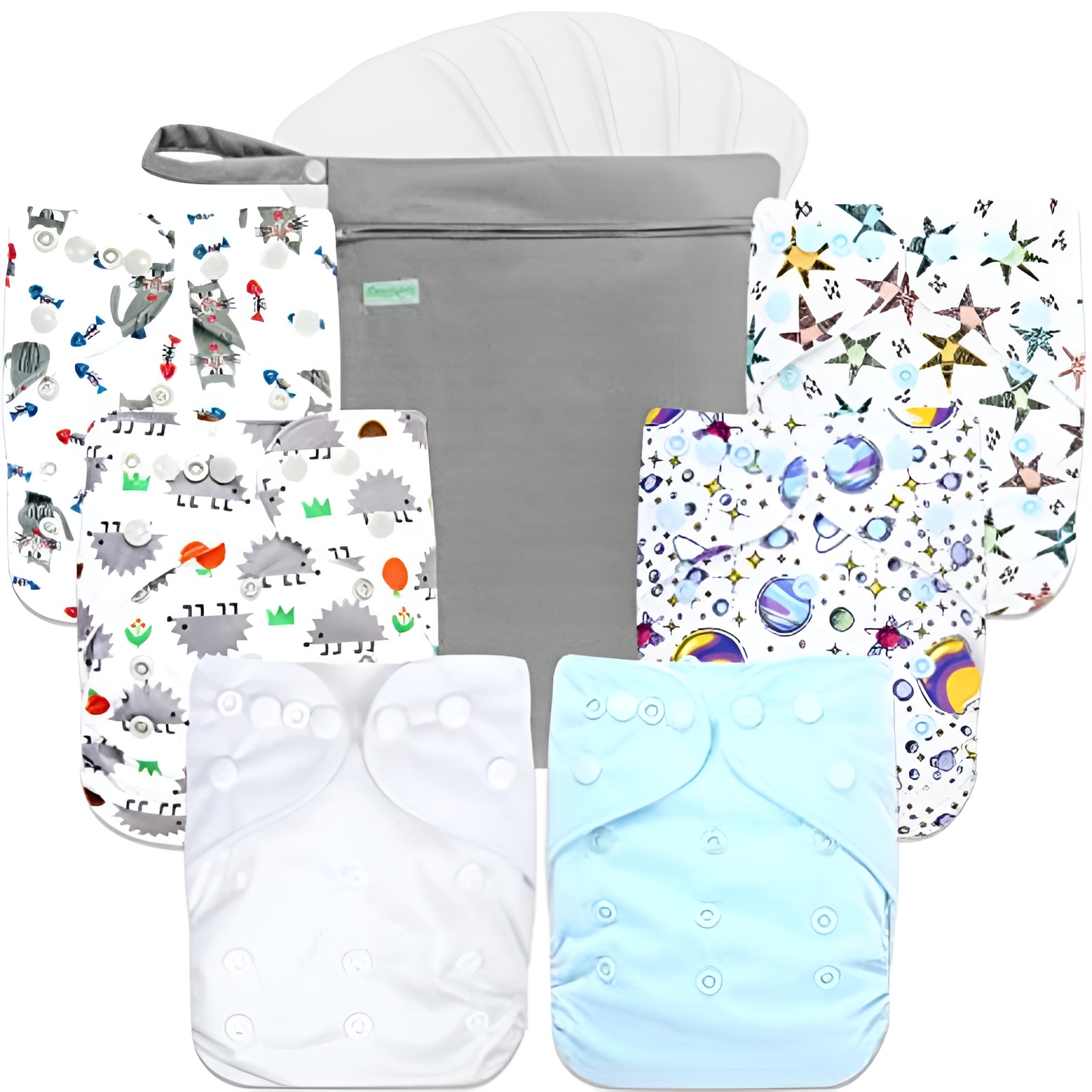 Reusable Infant Diaper Set