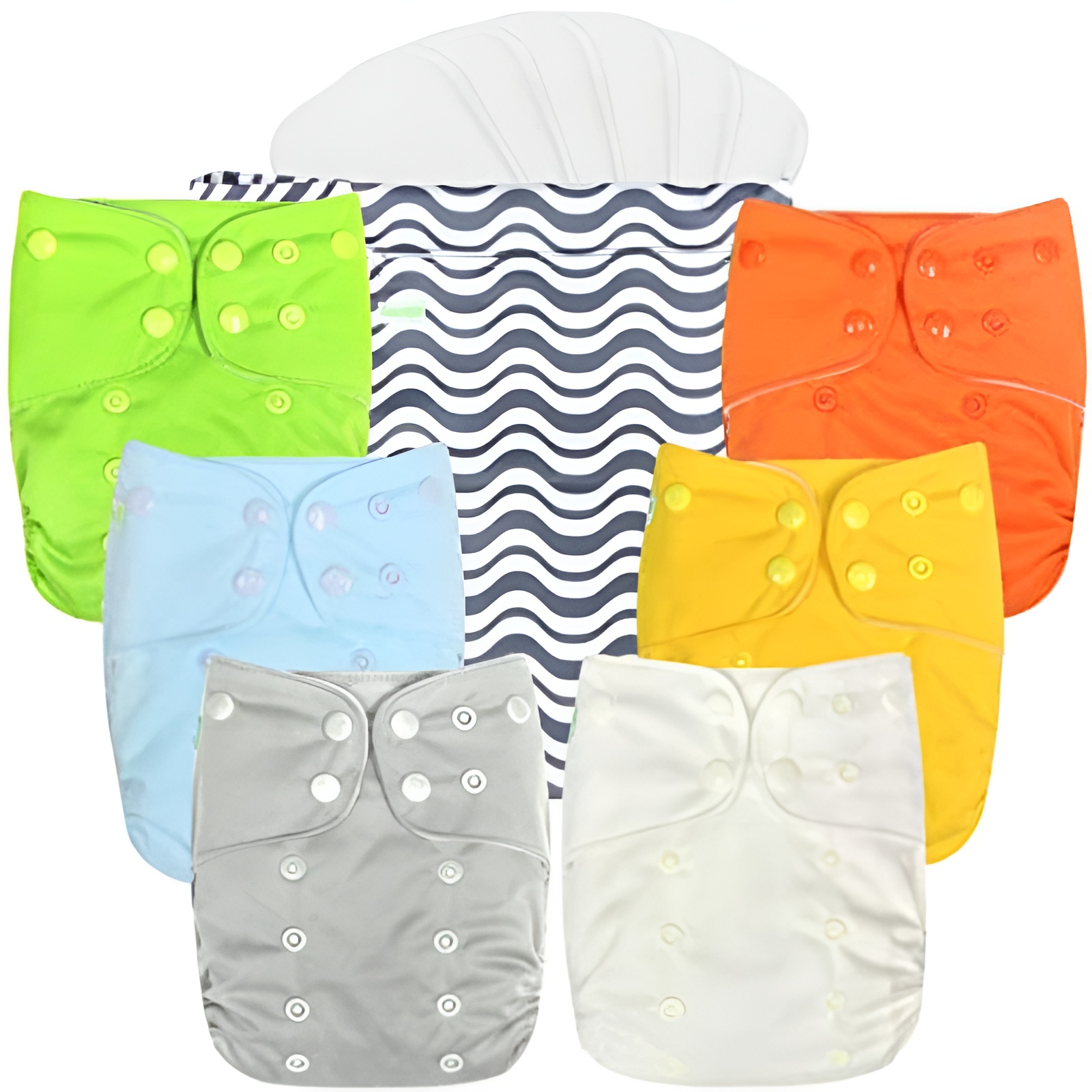 Printed Reusable Cloth Diapers
