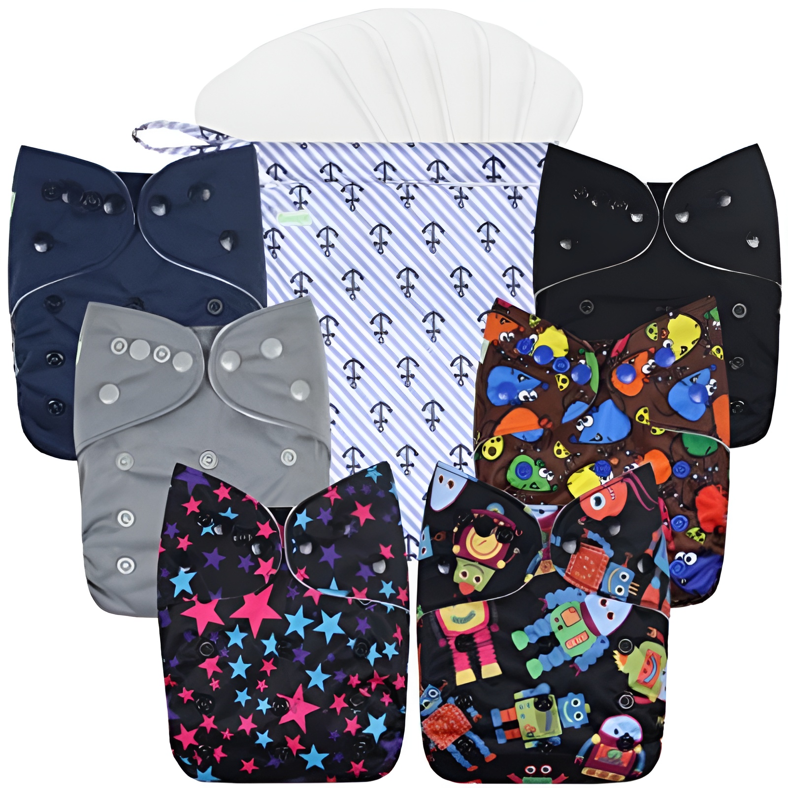 Reusable Infant Diaper Set