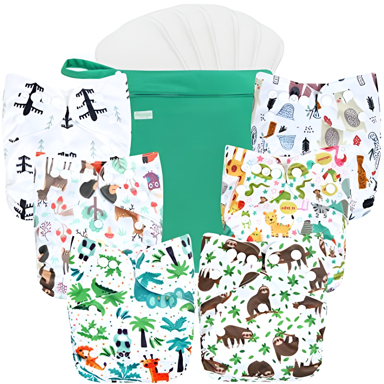 Reusable Infant Diaper Set