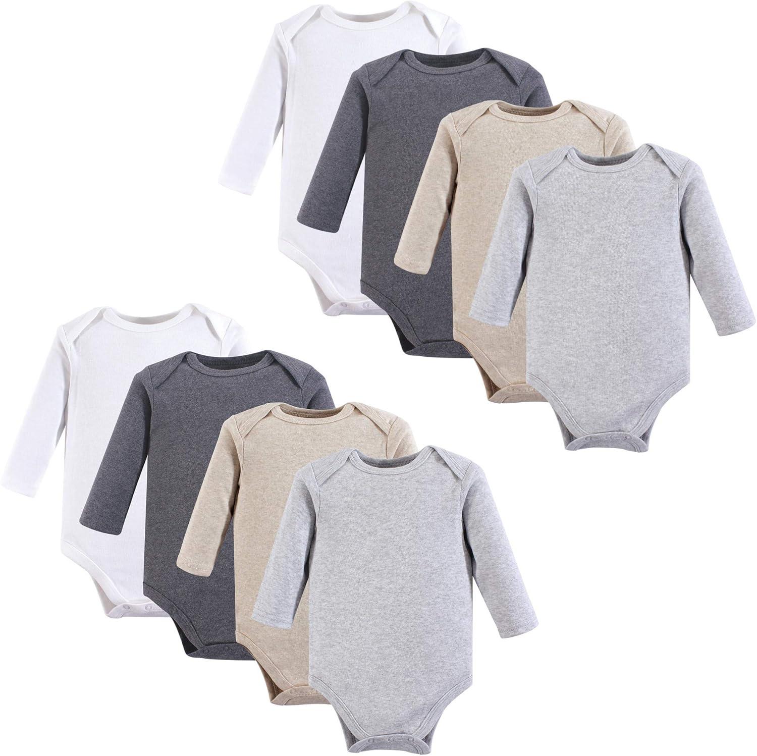 Unisex Long Sleeve Bodysuits-Diaper Reusable