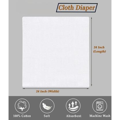 Pure Cotton Baby Diapers-Diaper Reusable