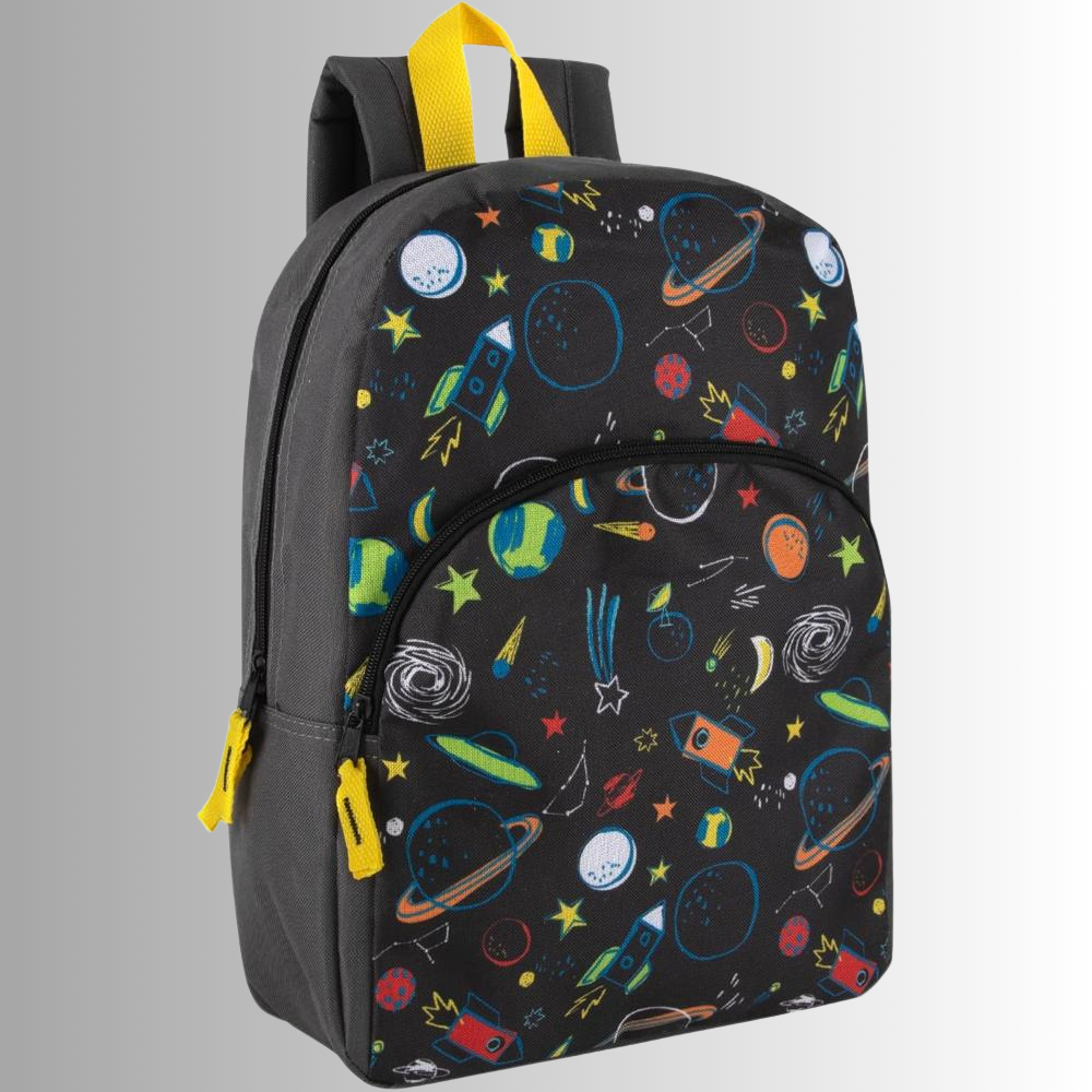 Construction Trucks Kids Backpack for School or Travel