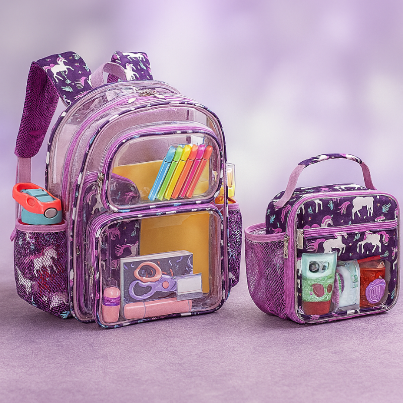 Kids Backpack and Lunch Bag Set