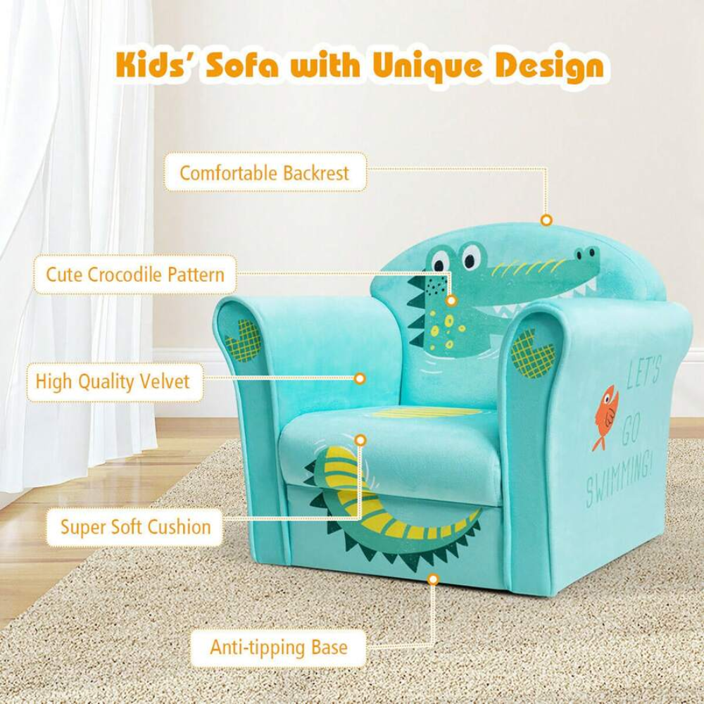 Kids Cat Astronaut Lion Synthetic Fake Animal Elephant Sofa Armrest