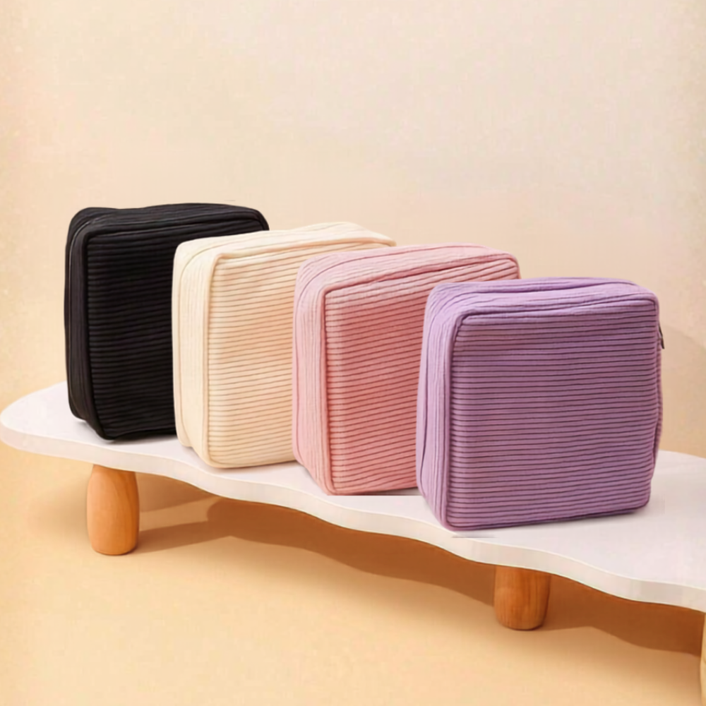 Pack Of 1 Mini Pack Sanitary Pad Storage Bag With Zipper For Women 