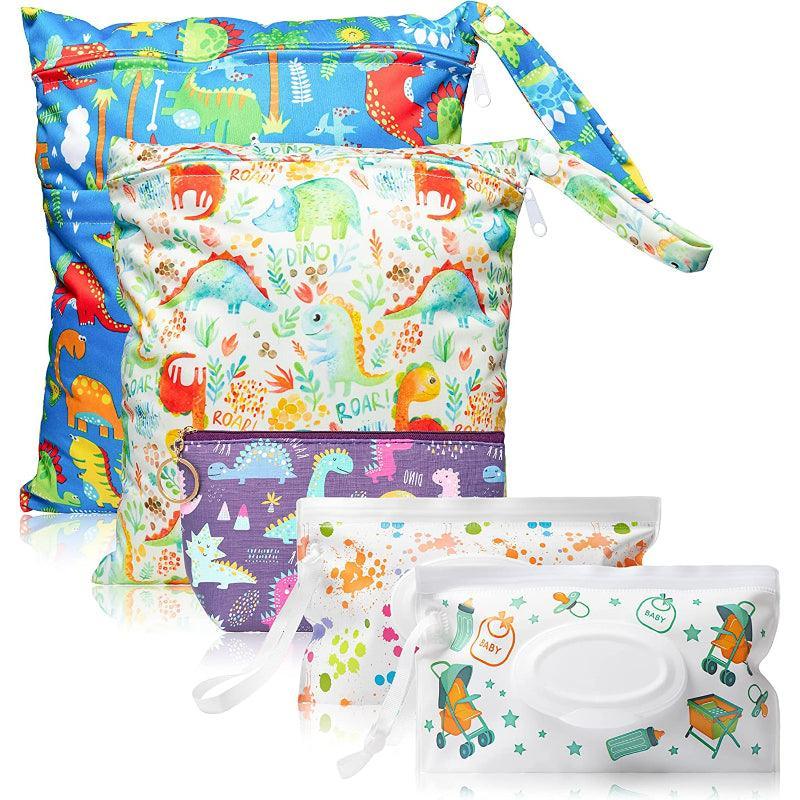 Waterproof Printed Diaper Bags-Diaper Reusable