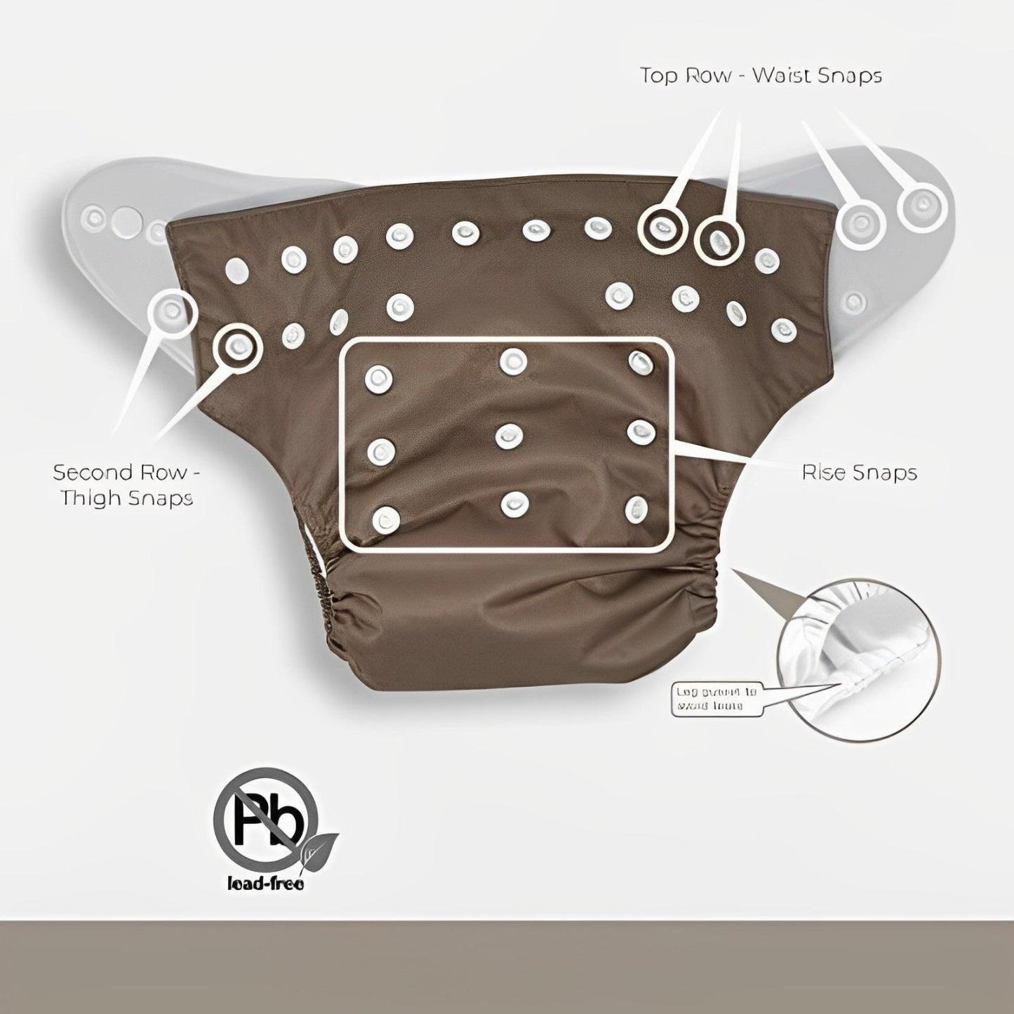Baby Cloth Pocket Diapers-Diaper Reusable