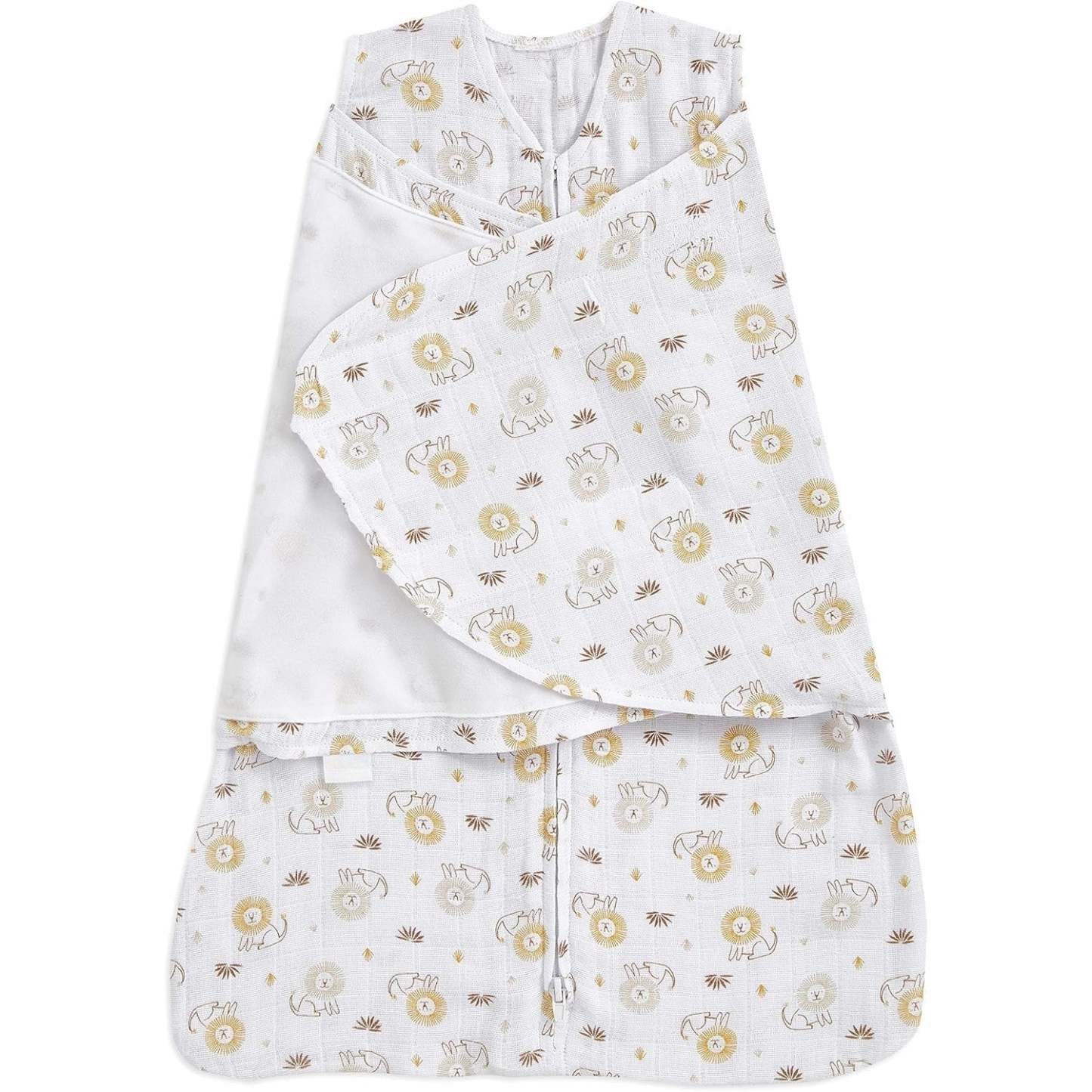 Adjustable Sleeveless Baby Sleep Sack With 3 Way Zipper-Diaper Reusable