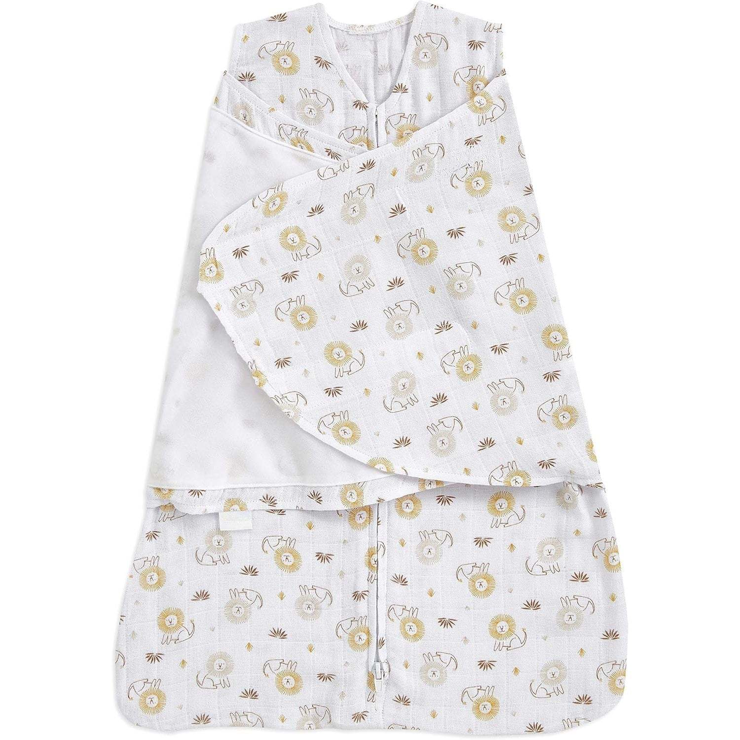 Adjustable Sleeveless Baby Sleep Sack With 3 Way Zipper-Diaper Reusable