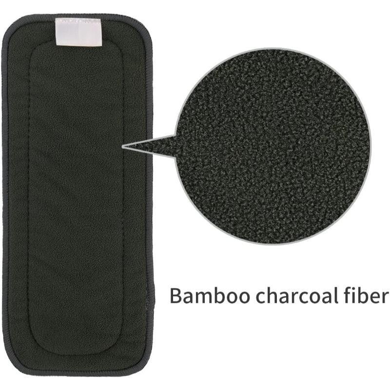Charcoal Bamboo Diaper Insert-Diaper Reusable