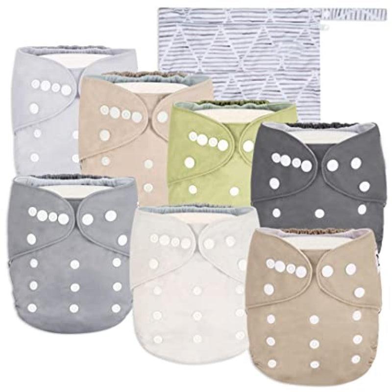Baby Cloth Pocket Diapers-Diaper Reusable