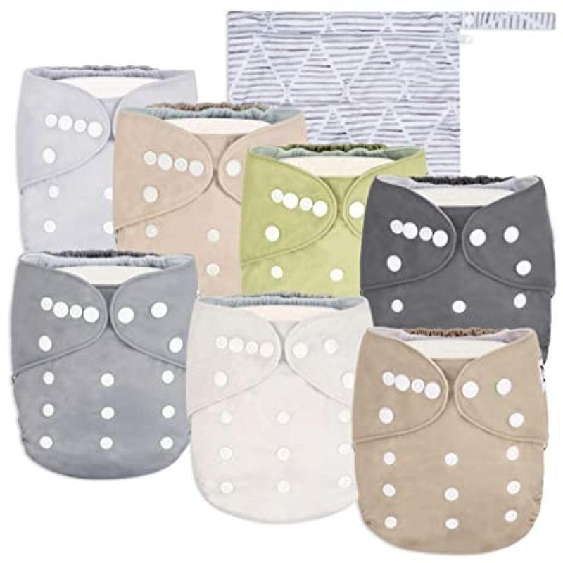 Baby Cloth Pocket Diapers-Diaper Reusable