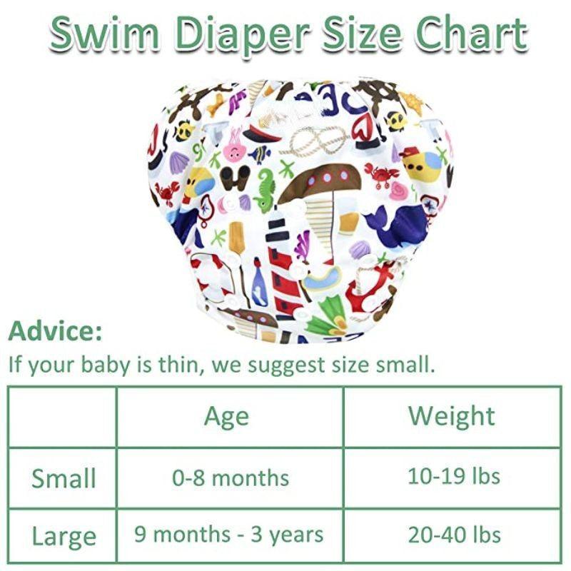 Adjustable Reusable Swim Diaper-Diaper Reusable