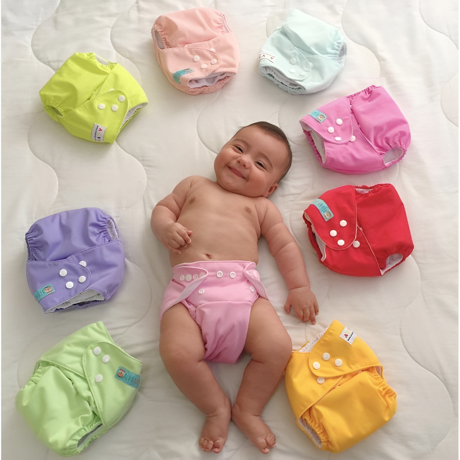 Adjustable Reusable Cloth Diapers