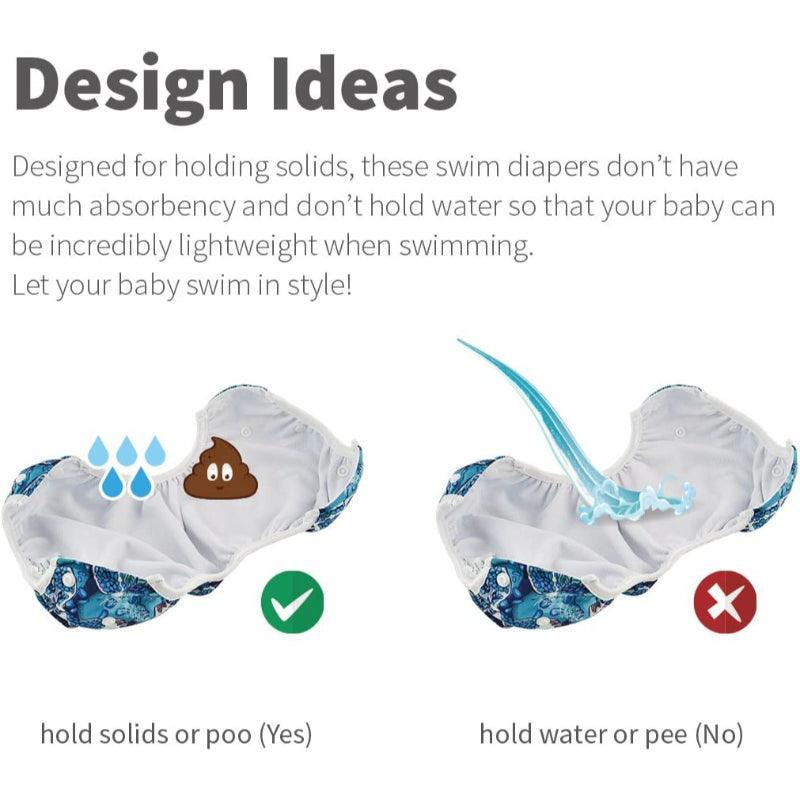 Reusable Toddler Swim Diapers-Diaper Reusable