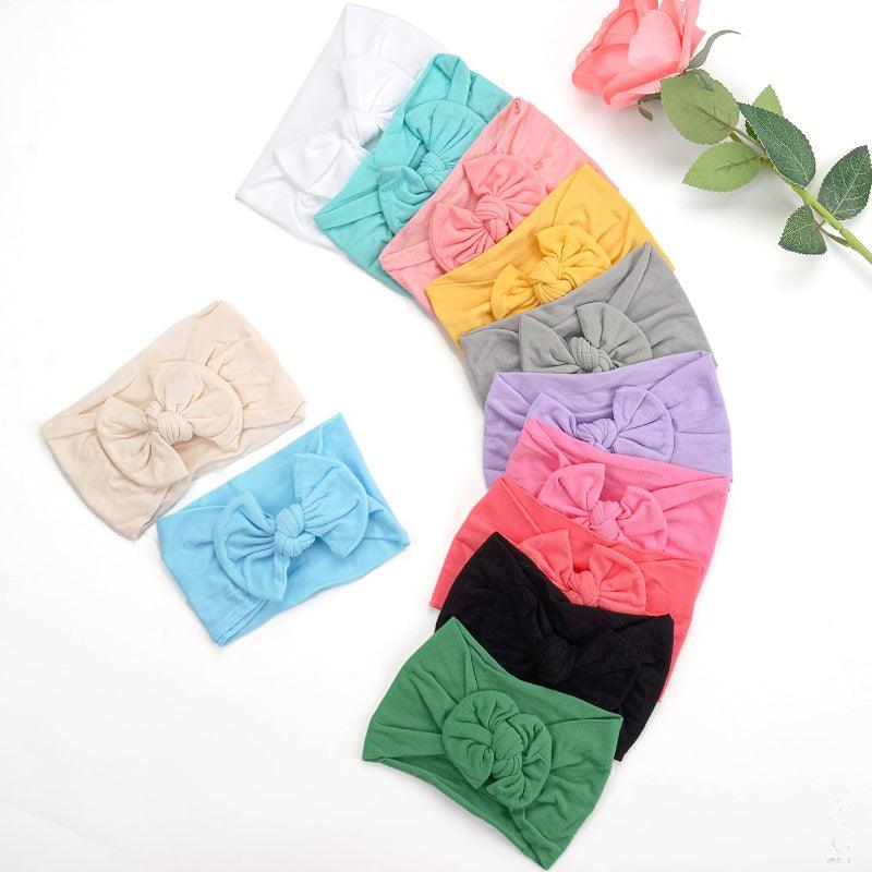Baby Bow Comfy Headbands-Diaper Reusable