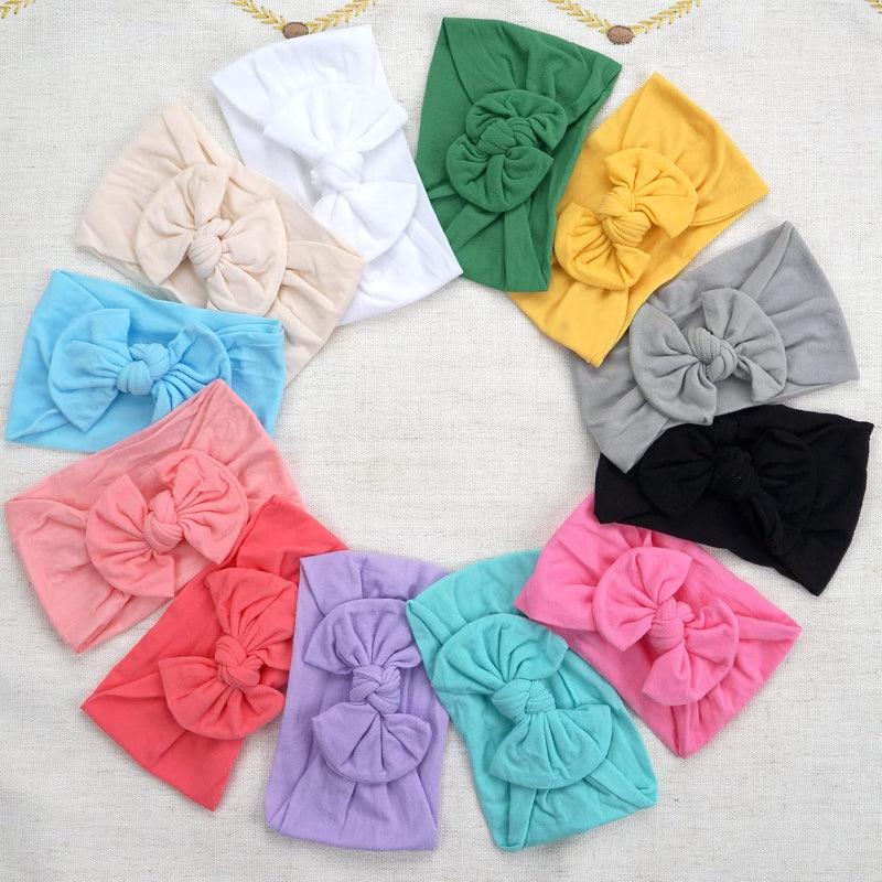 Baby Bow Comfy Headbands-Diaper Reusable