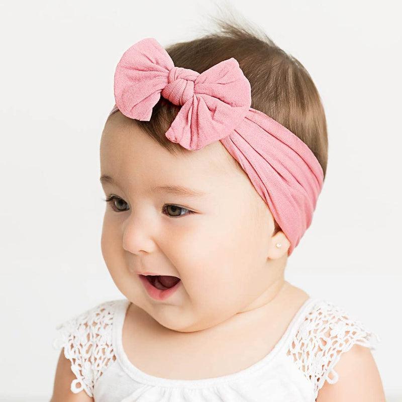 Baby Bow Comfy Headbands-Diaper Reusable