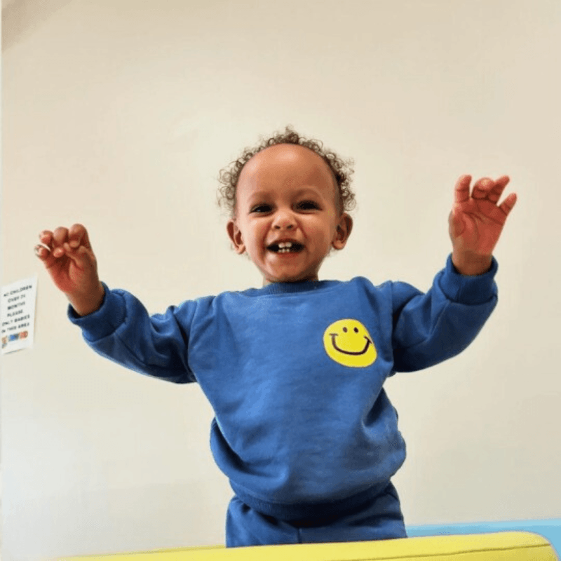 Baby Simple Smile Sweatsuit Set-Diaper Reusable