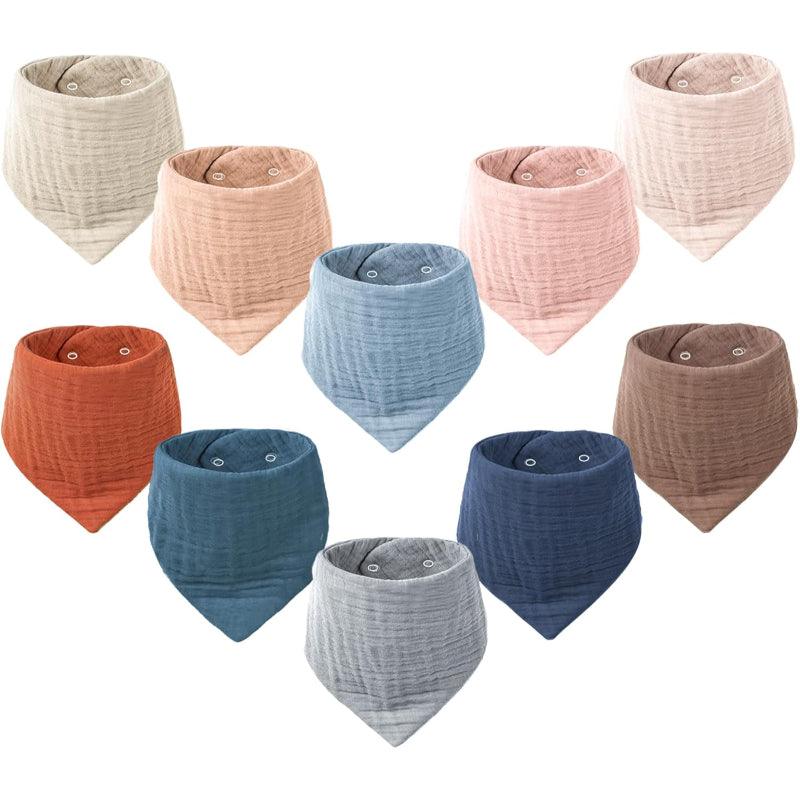 Baby Bandana Drool Bibs-Diaper Reusable