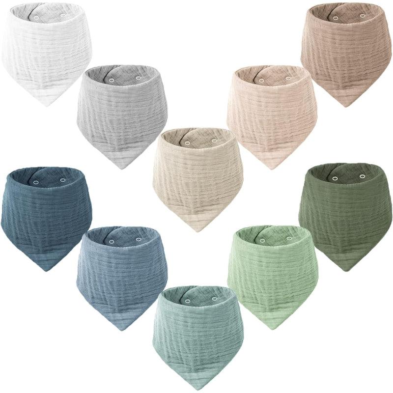 Baby Bandana Drool Bibs-Diaper Reusable