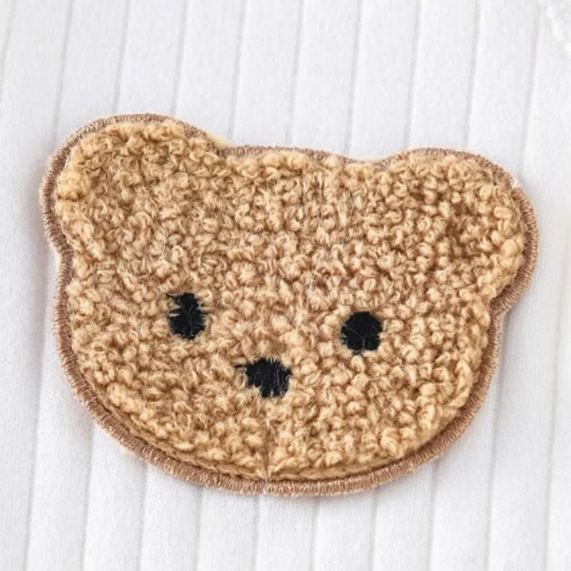 Bear Patch Baby Romper-Diaper Reusable