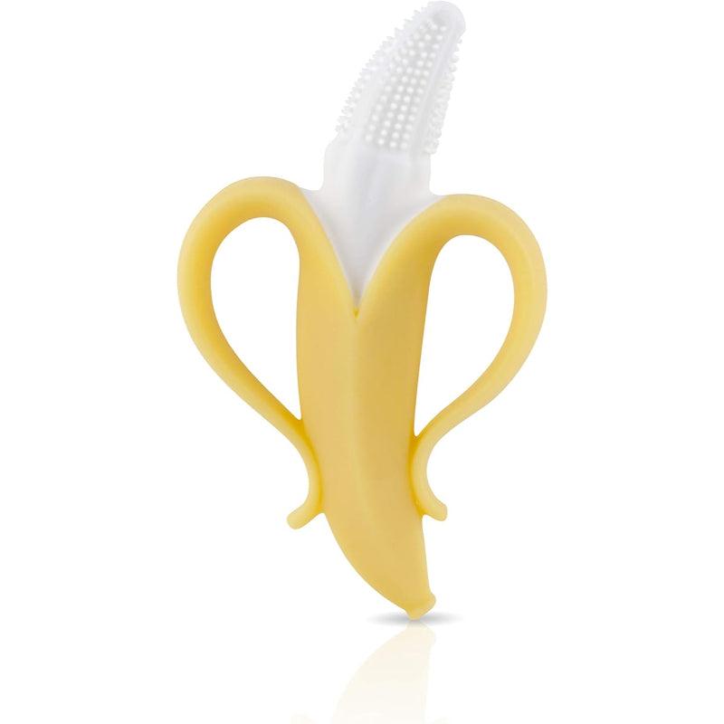 Banana Shaped Baby Teether Soothing Relief Meets Fun Design-Diaper Reusable