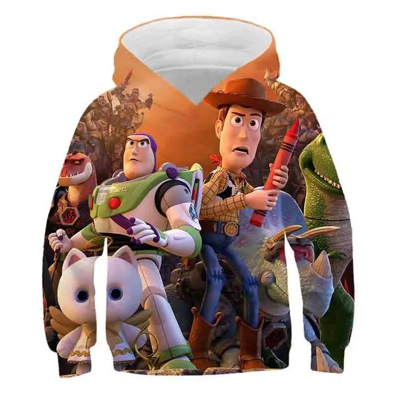 Cartoon Printed Casual Hoodie-Diaper Reusable