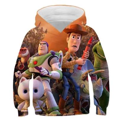 Cartoon Printed Casual Hoodie-Diaper Reusable