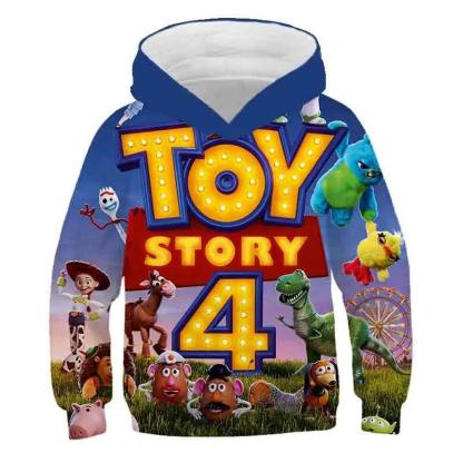 Cartoon Printed Casual Hoodie-Diaper Reusable