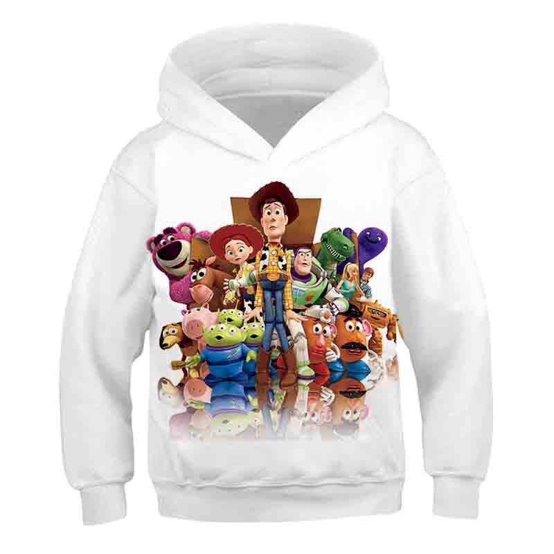 Cartoon Printed Casual Hoodie-Diaper Reusable